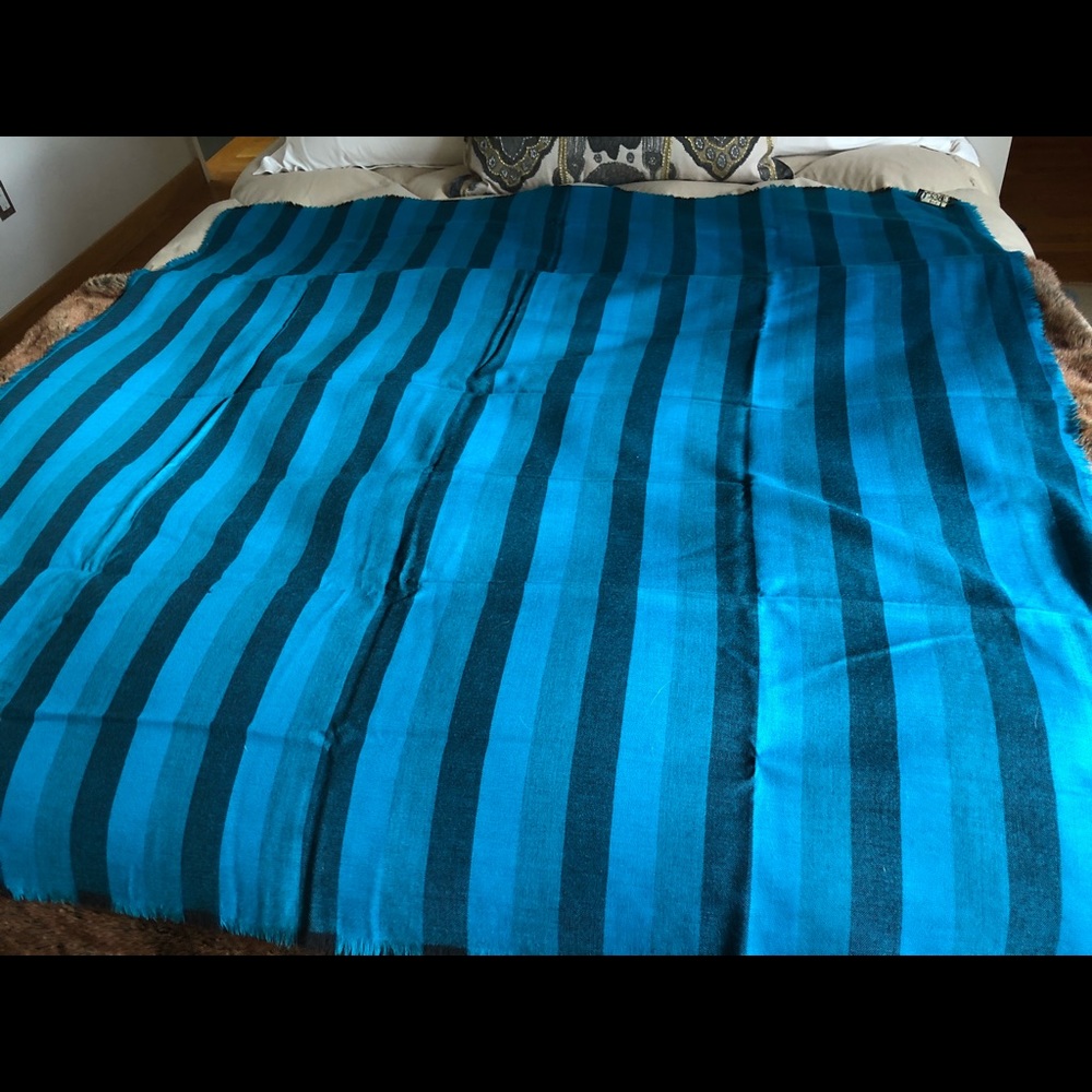 Vintage Designer Liberty of London wool shawl
